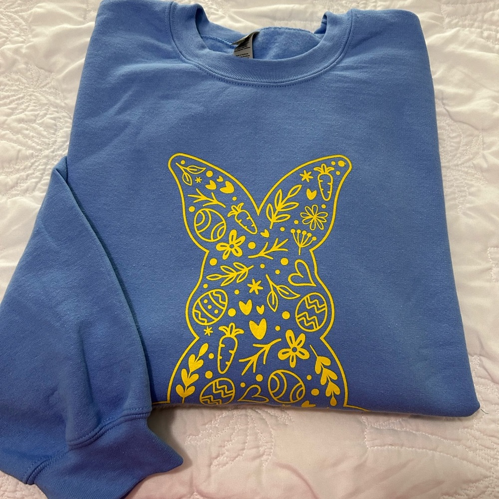Easter Bunny Sweatshirt Prep Obsessed 2XL